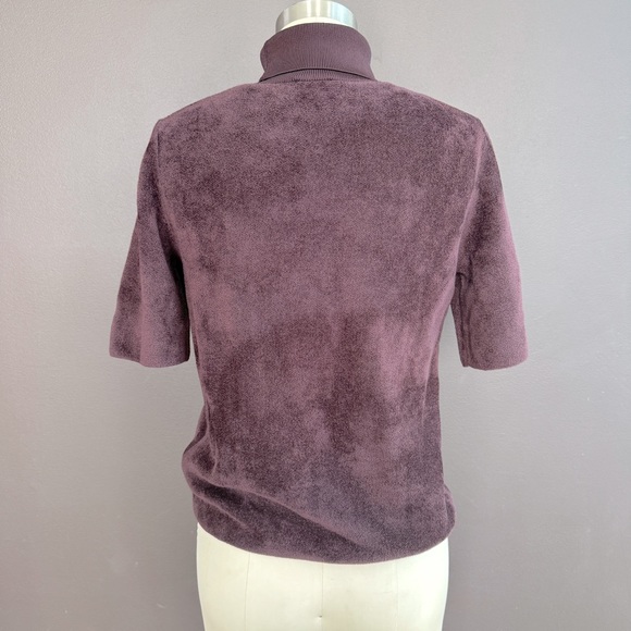 COS chenille knitted short sleeve turtleneck - Picture 3 of 7